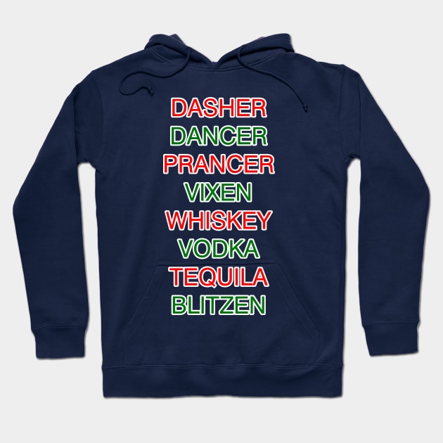 Christmas with Drinks Hoodie by Scar